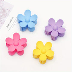 Creative Flower Hair Claw Matte Hair Claws For Ladies And Girls