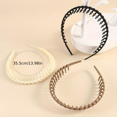 4pcs Waves Hair Band Nonslip Headband for Women Men