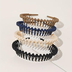 4pcs Waves Hair Band Nonslip Headband for Women Men