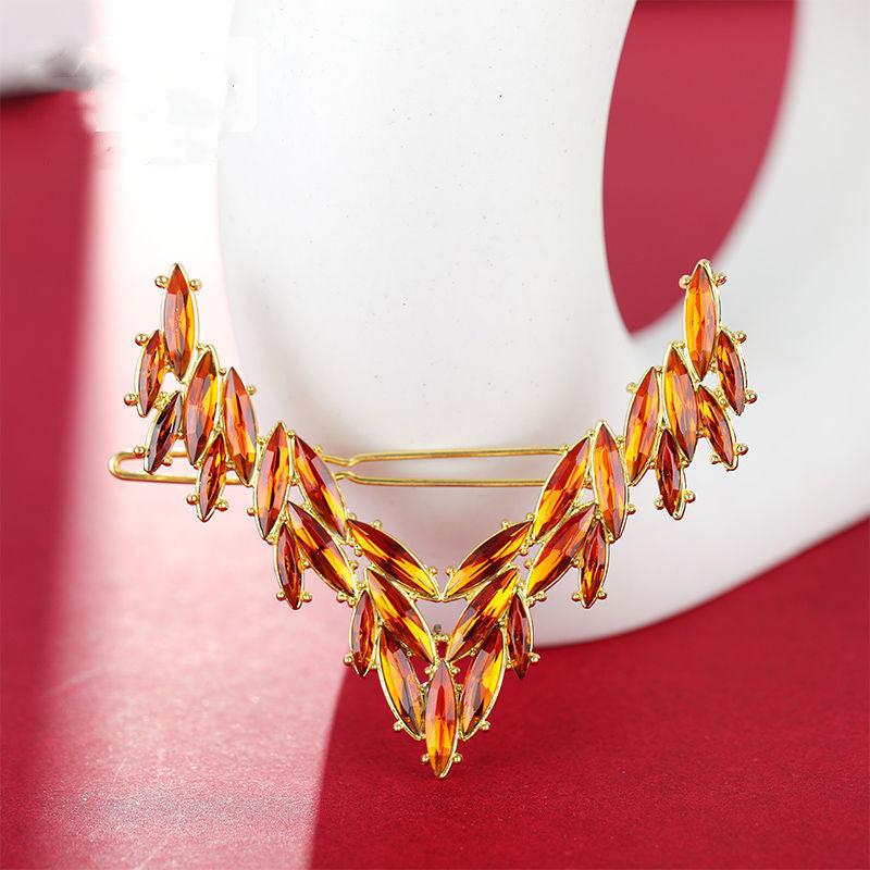 Retro V Hair Clip Head Jewelry Hair Accessories For Women