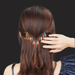 Retro V Hair Clip Head Jewelry Hair Accessories For Women