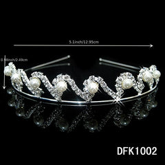 Rhinestone Wedding Headband Bridal Tiara Wedding Headpiece Bride Accessory
