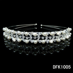Rhinestone Wedding Headband Bridal Tiara Wedding Headpiece Bride Accessory