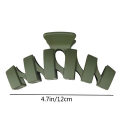 Matte Hair Claw Clips for Thick Hair - Strong Hold Banana Hair Claw