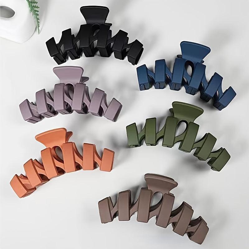 Matte Hair Claw Clips for Thick Hair - Strong Hold Banana Hair Claw