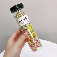 Iridescent Scrunchies Small Colorful Women Retro Hair Accessories