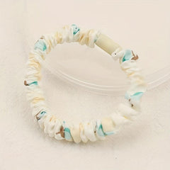 5pcs Fruit Print Scrunchies Hair Rope Ponytail Holder Hair Tie Hair Accessories