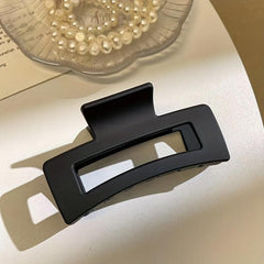 Matte Solid Hair Claw Clip Non Slip Strong Hold Grip Hair Jaw Clip