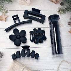 Matte Solid Hair Claw Clip Non Slip Strong Hold Grip Hair Jaw Clip