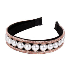 Vintage Faux Pearl Hairband Bridal Wedding Tiara Hair Accessories