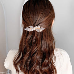 Rhinestone Hair Barrettes Pearl Hair Clips Styling Accessories for Women