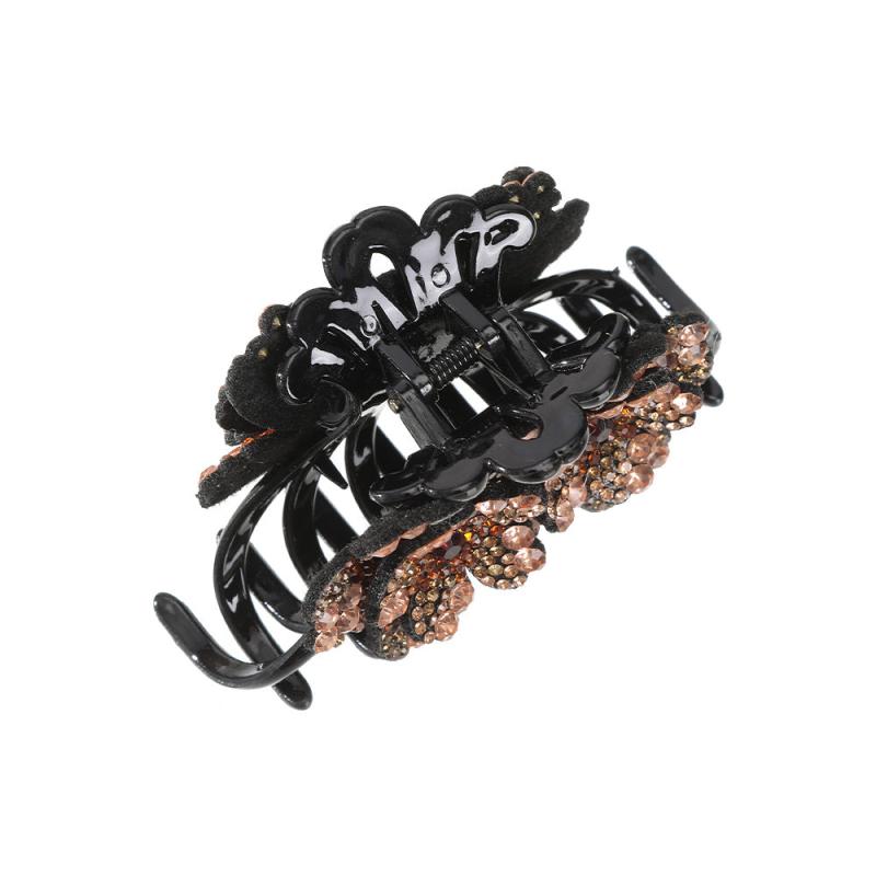 Retro Flower Rhinestone Hair Claw Women's Hair Accessories