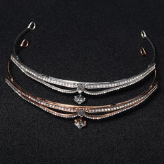 Crystal Crown Wedding Tiara Rhinestone Princess Birthday Tiaras For Women