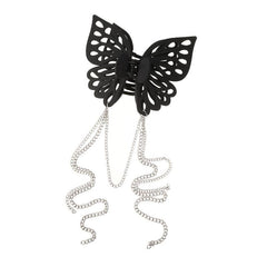 Butterfly Tassel Hair Claw Clip Strong Hold Grip Thick Hair Accessories