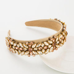 Sparkly Rhinestone Knotted Headband for Women