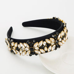 Sparkly Rhinestone Knotted Headband for Women