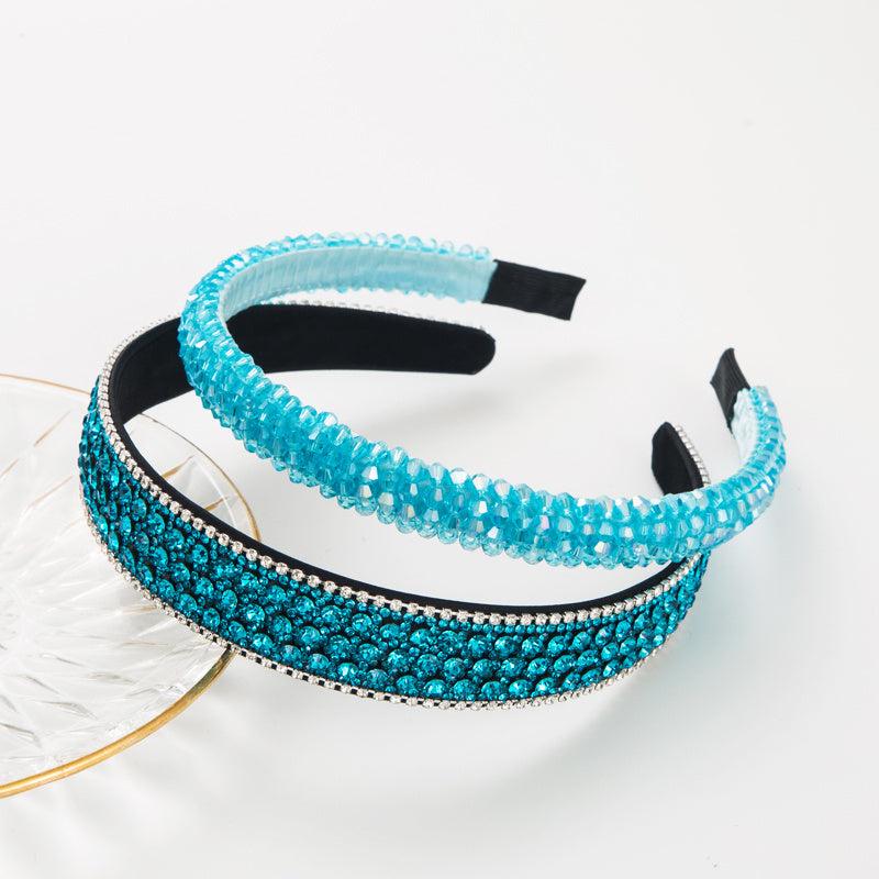 2pcs Rhinestone Headband Crystal Hairband Hair Accessories