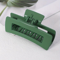 Clear Square Hair Claw Clips Strong Hold Hair Jaw Clip For Thick Hair