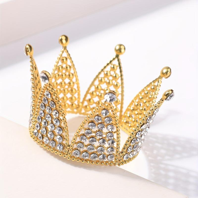 Rhinestone Crown Queen's Crown Headband Bridal Wedding Hair Accessories