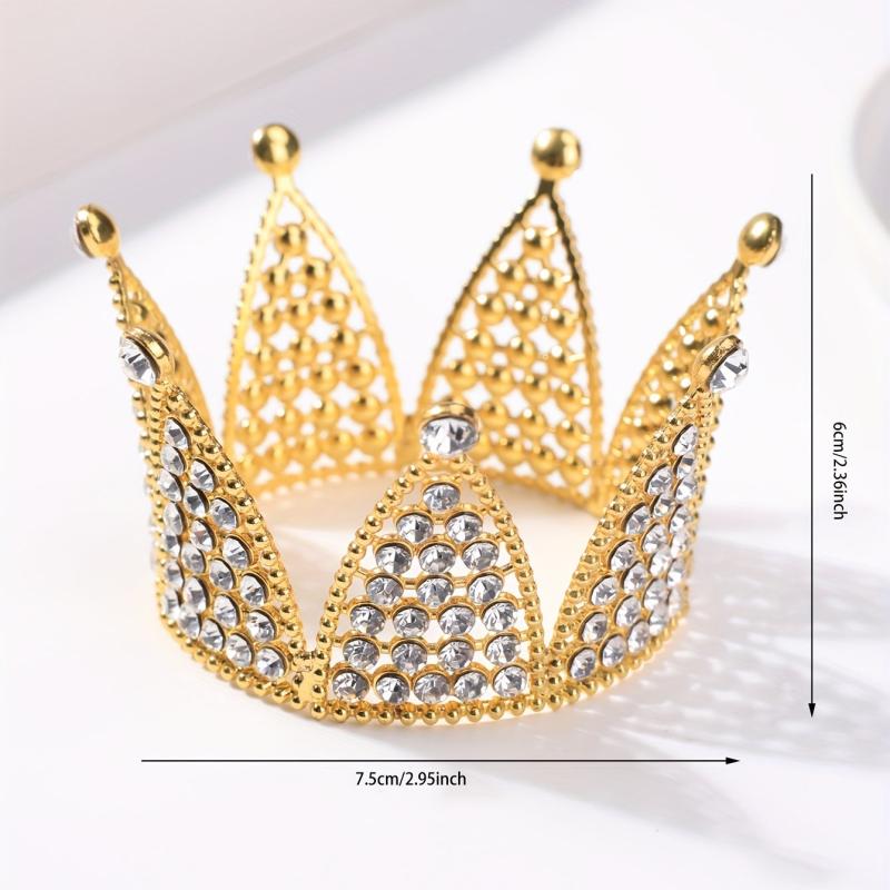 Rhinestone Crown Queen's Crown Headband Bridal Wedding Hair Accessories