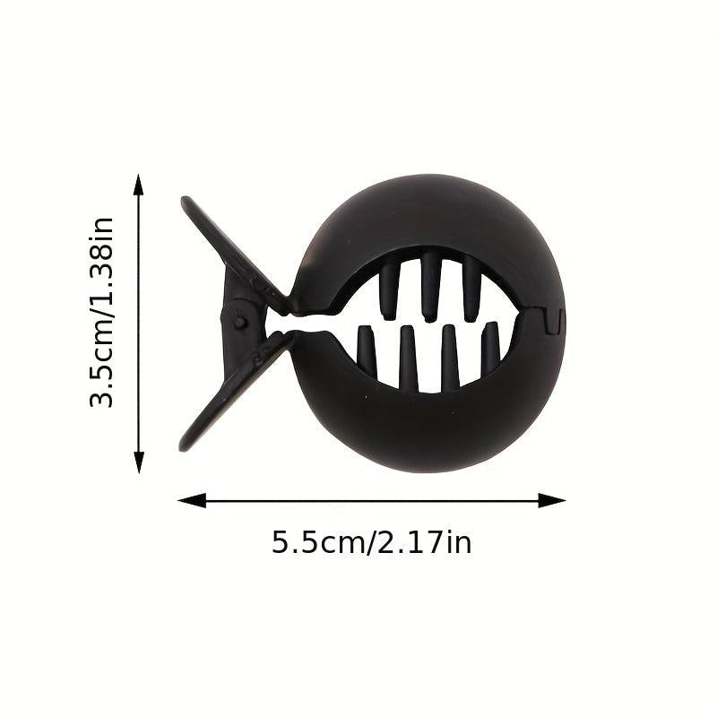 5PCS Round Bun Clip High Ponytail Hair Claw Clip Headwear Hair Accessories