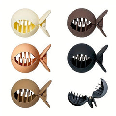 5PCS Round Bun Clip High Ponytail Hair Claw Clip Headwear Hair Accessories