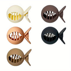 5PCS Round Bun Clip High Ponytail Hair Claw Clip Headwear Hair Accessories