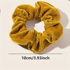 12pcs Flannelette Large Scrunchie Hair Tie Elastic Hair Accessories