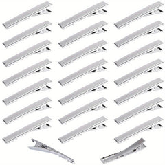 24Pcs Metal Duck Billed Hair Clips for Women Salon Hair Acces