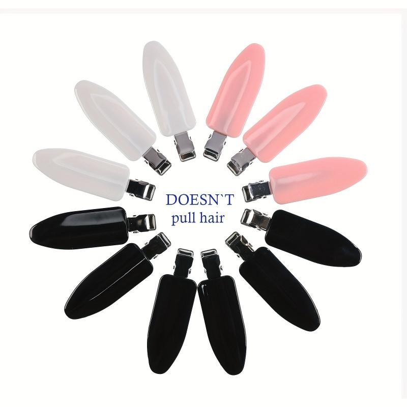 12pcs Seamless Solid Hair Clip for Curly Hair