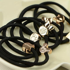10 Pcs Non Slip Hair Tie Ponytail Holder Elastic Hair Accessory