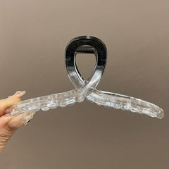 Gradient Hair Clip Hollow Hair Claw Ponytail Holder for Women Girls