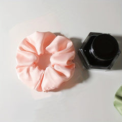 9pcs Silky Scrunchies Hair Tie Soft Hair Ring For Ponytail