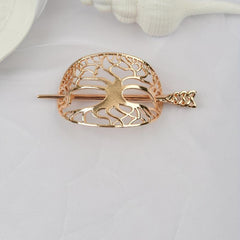 Vintage Hair Pin Solid Hair Clip Non Slip Hair Bun Holder Hair Accessory