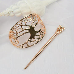 Vintage Hair Pin Solid Hair Clip Non Slip Hair Bun Holder Hair Accessory