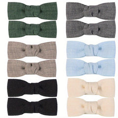 12 PCS Baby Girls Hair Clips Non Slip Bows Barrettes For Toddlers