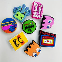 37PCS Casual and Cartoon Shoe Flower and Buckle Bracelet