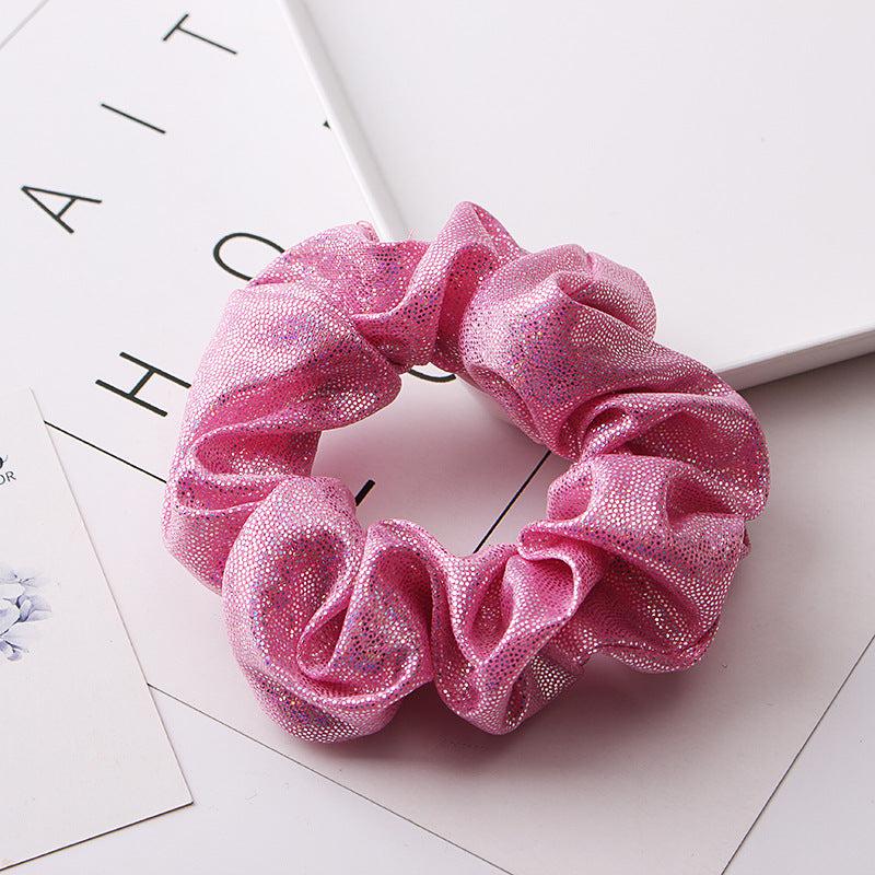 Y2K Sequin Glitter Scrunchies Hair Tie Ponytail Holder Hair Accessories