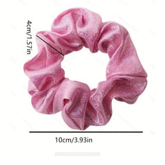 Y2K Sequin Glitter Scrunchies Hair Tie Ponytail Holder Hair Accessories