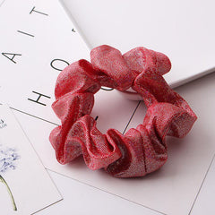 Y2K Sequin Glitter Scrunchies Hair Tie Ponytail Holder Hair Accessories