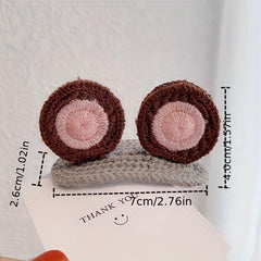 Animal Ear Wool Hair Clip Headdress for Girls