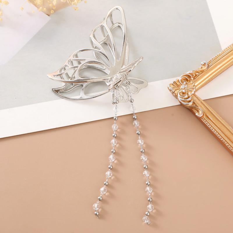 Butterfly & Tassel Hair Claw Banana Clip Headwear