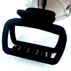 Square Hollowed Small Hair Claw Shark Claw Hair Clip for Women