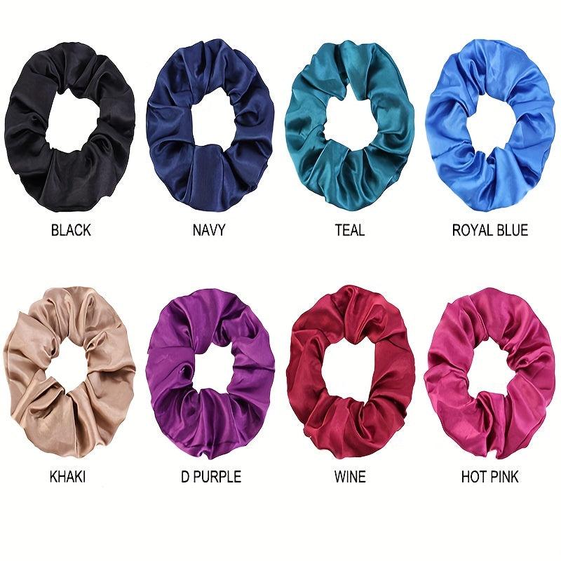 Silky Scrunchies Hair Tie Style Hair Rope Satin Hair Accessories