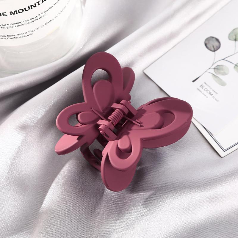 Butterfly Hair Claw Clips Strong Hold Grip Hair Jaw Clip For Thick Hair