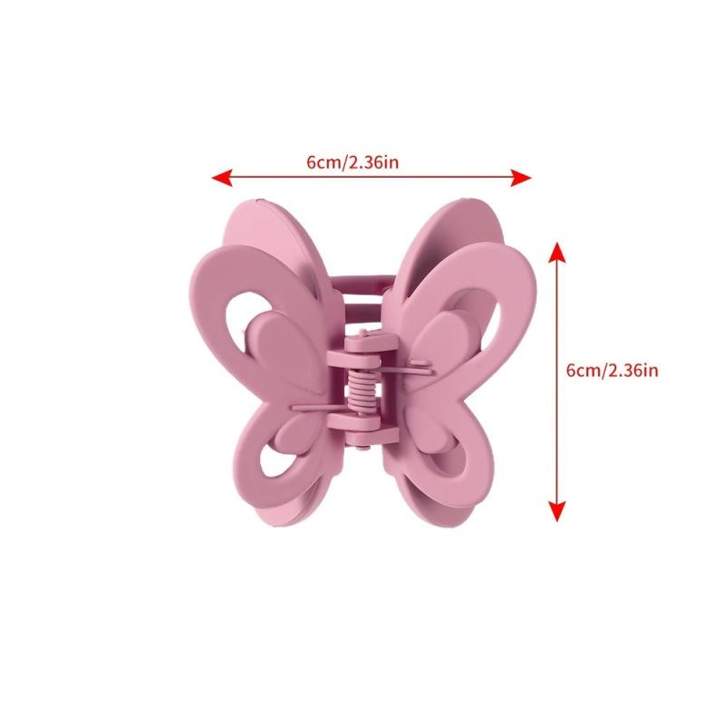 Butterfly Hair Claw Clips Strong Hold Grip Hair Jaw Clip For Thick Hair