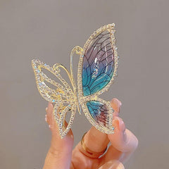 Glitter Rhinestone Hair Claw Clips Strong Hold Barrettes Hair Accessories Women