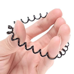 30pcs Gradient Spiral Hair Tie Set No Crease Ponytail Hold