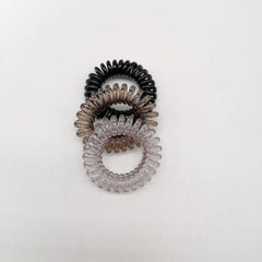 30pcs Gradient Spiral Hair Tie Set No Crease Ponytail Hold