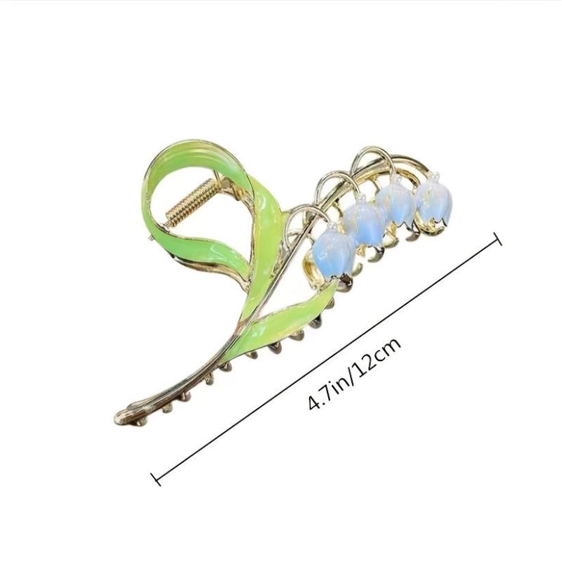 Lily Metal Hair Claw Clip Strong Hold Grip Hair Jaw Clip